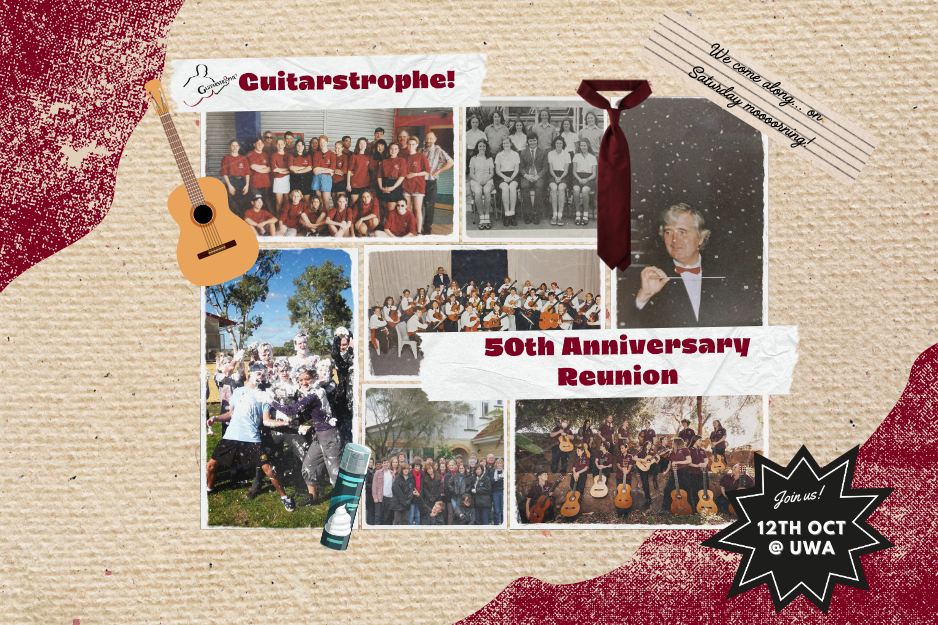 Anniversary reunion poster