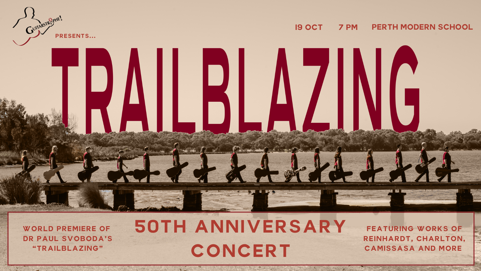 Trailblazing concert poster